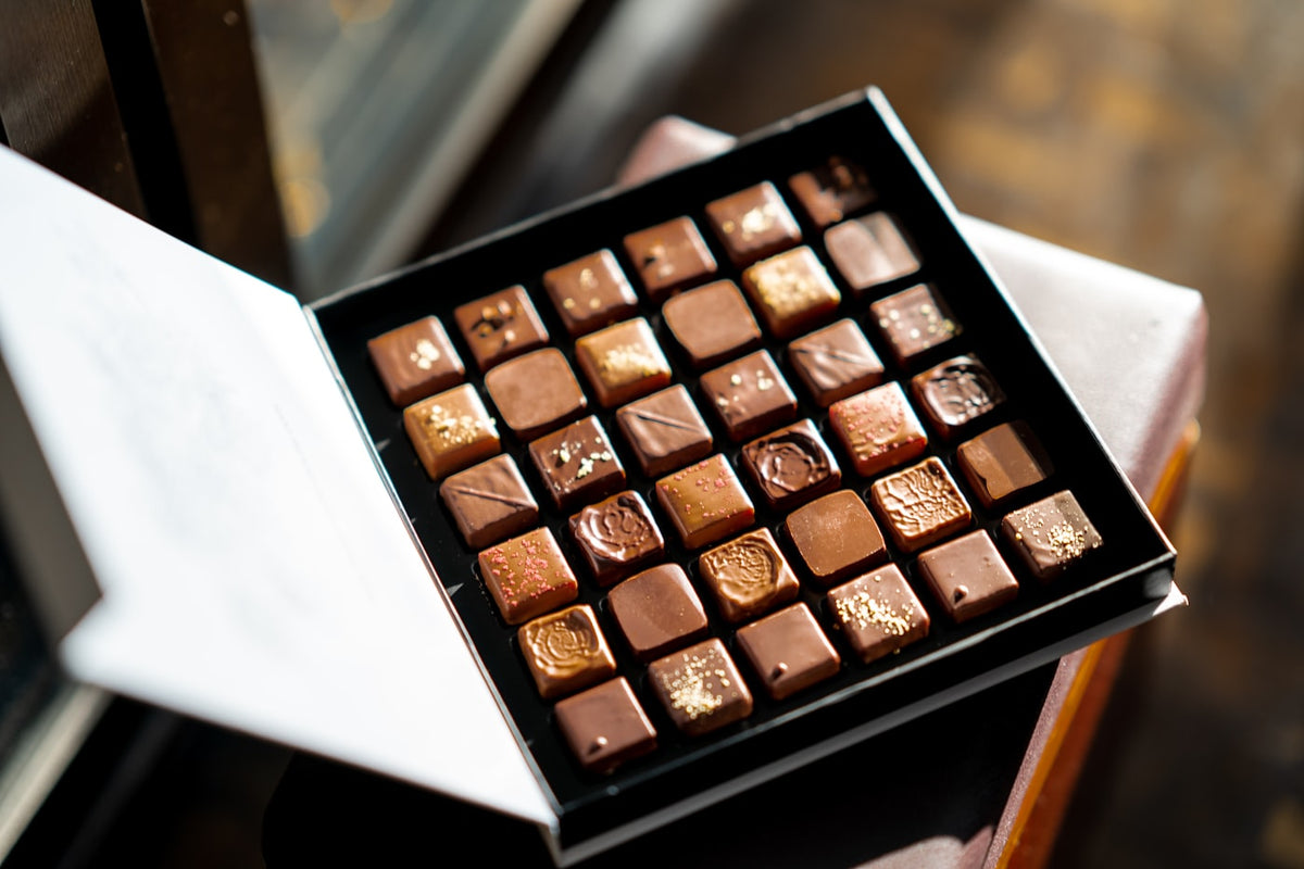 Coffret de chocolats pralinés premium