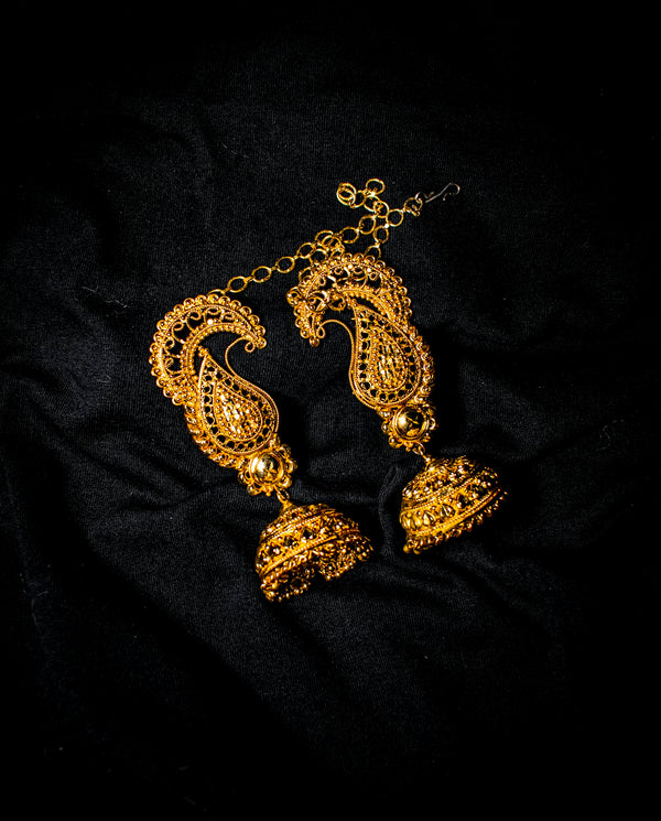 Boucles d'oreilles dorées