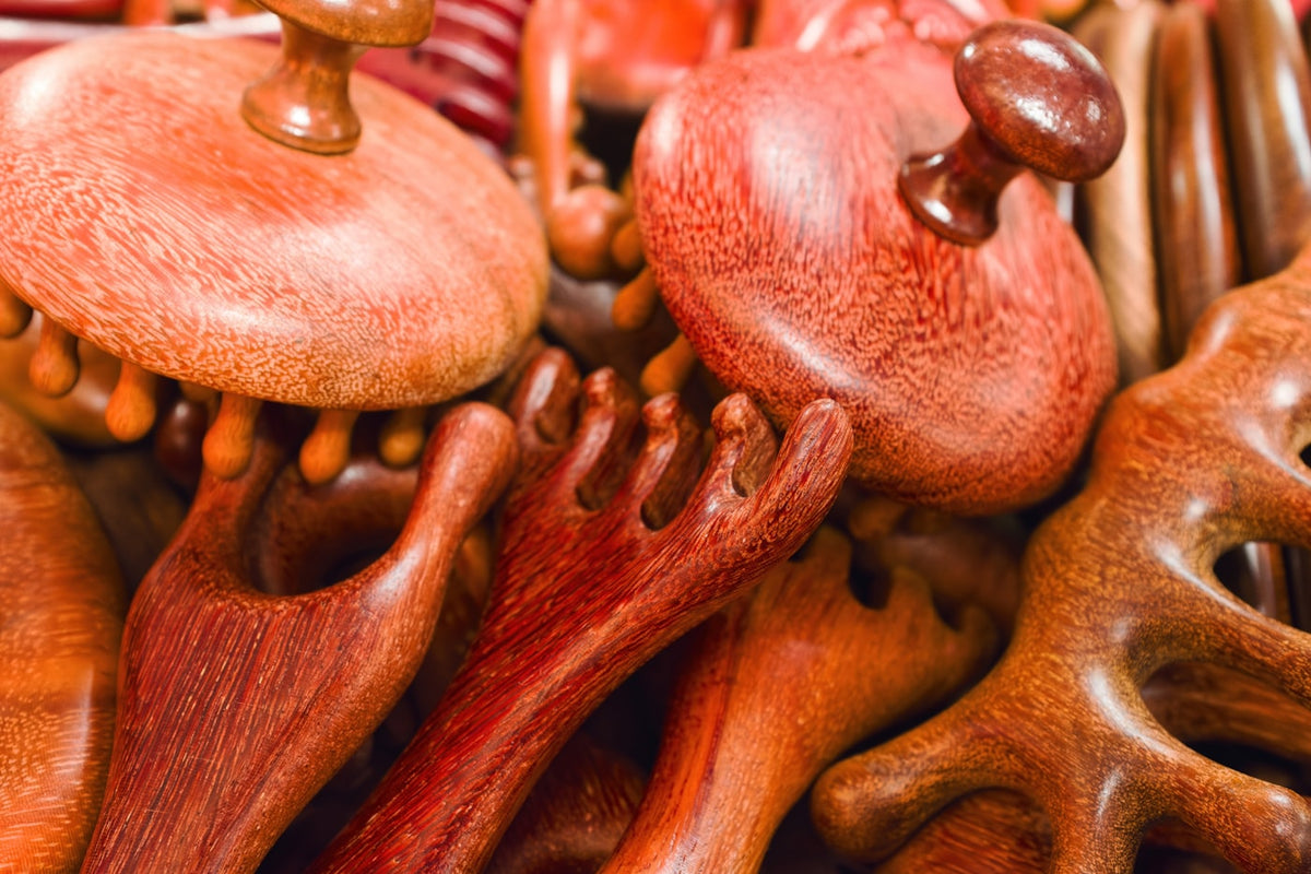 Outils de massage corps en bois